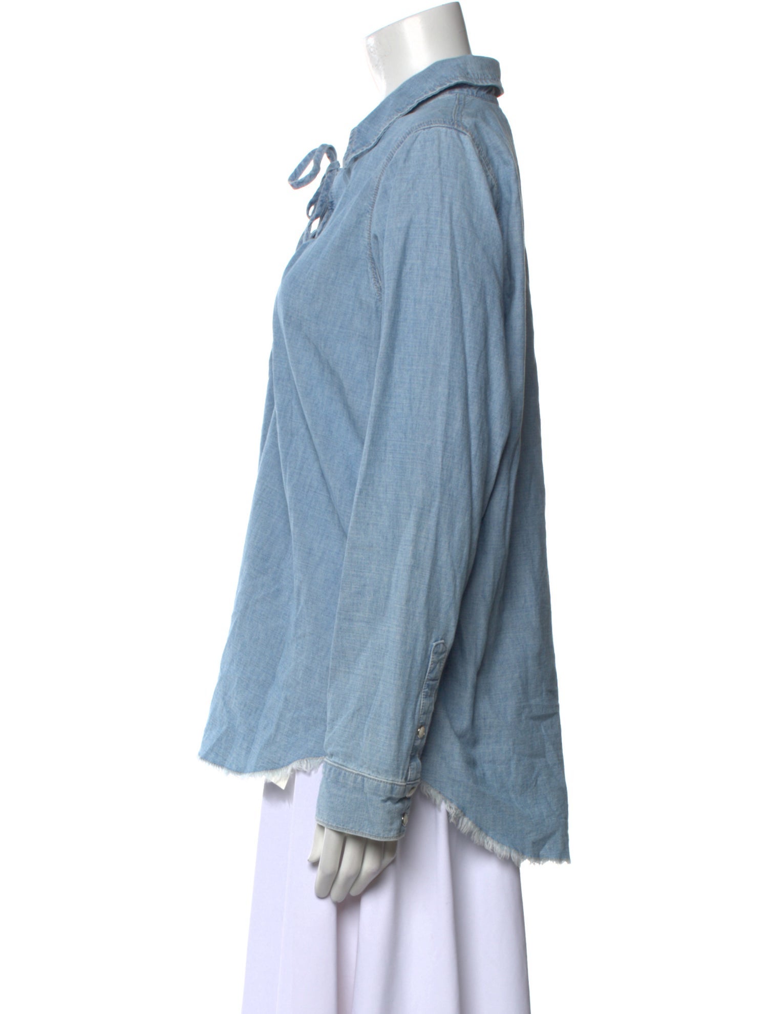 Nili Lotan Long Sleeve Button-Up Top