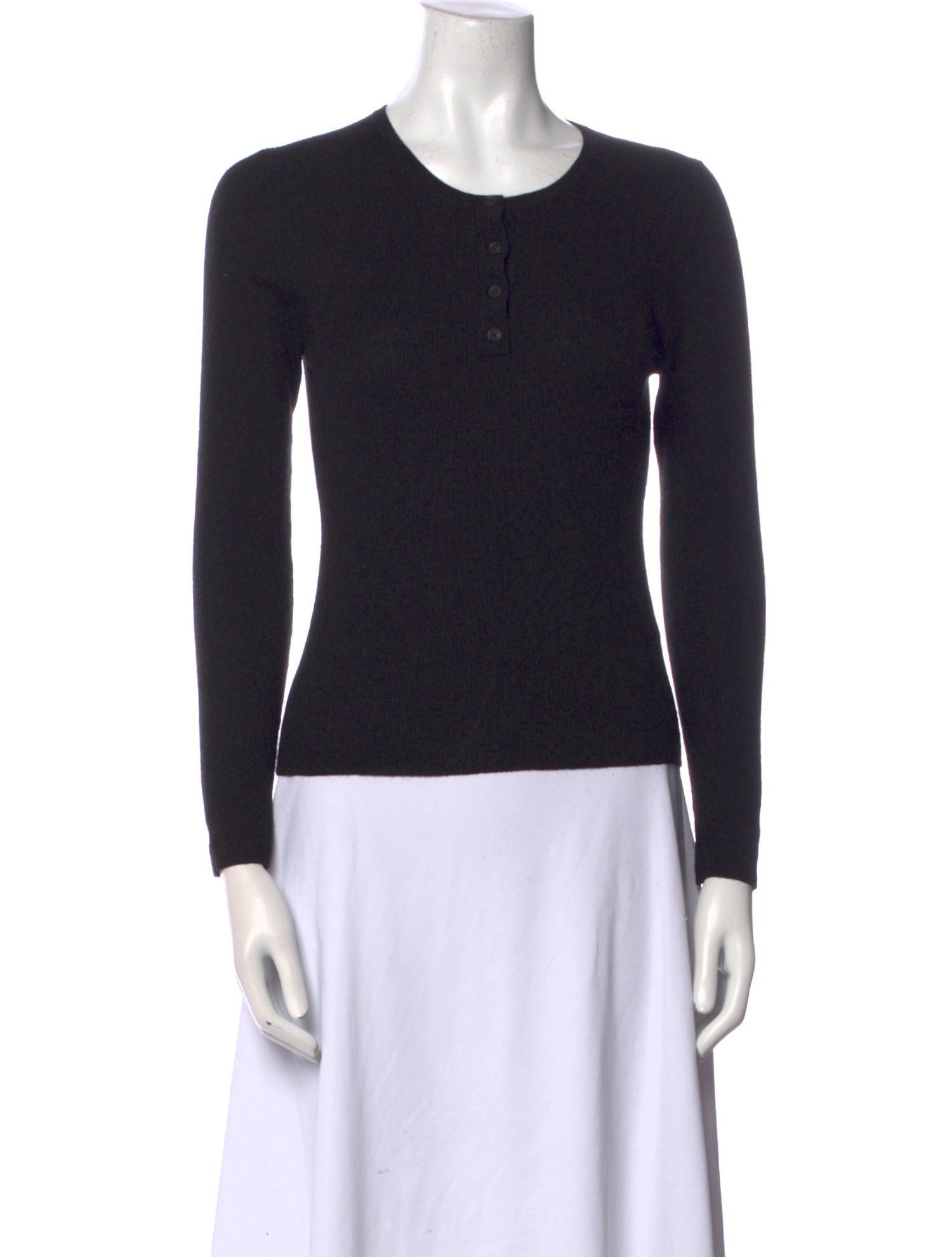 Nili Lotan Wool Scoop Neck Sweater