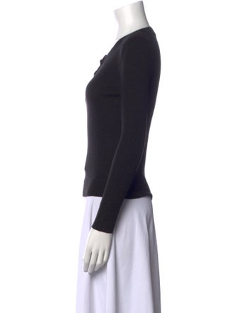 Nili Lotan Wool Scoop Neck Sweater