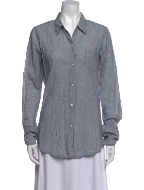 Nili Lotan Long Sleeve Button-Up Top