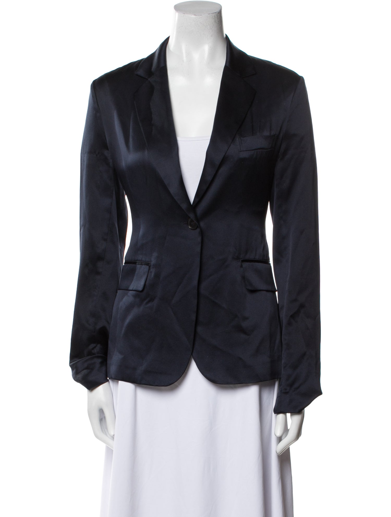 Nili Lotan Silk Blazer