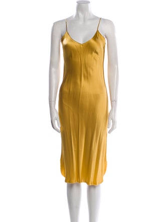 Nili Lotan Silk Midi Length Dress