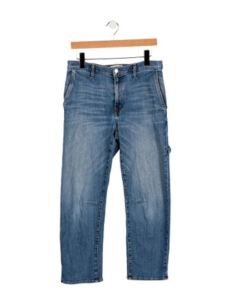 Nili Lotan High-Rise Straight Leg Jeans