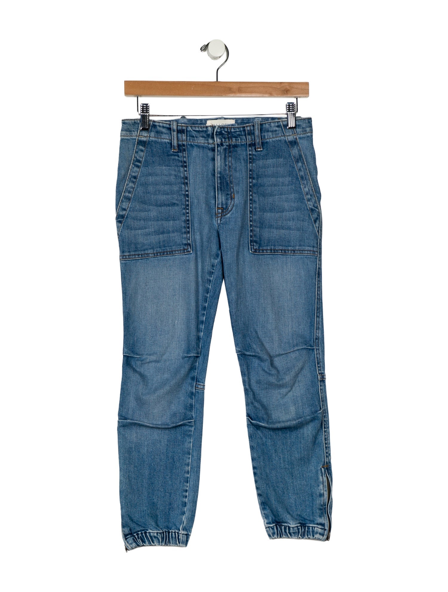 Nili Lotan Mid-Rise Straight Leg Jeans