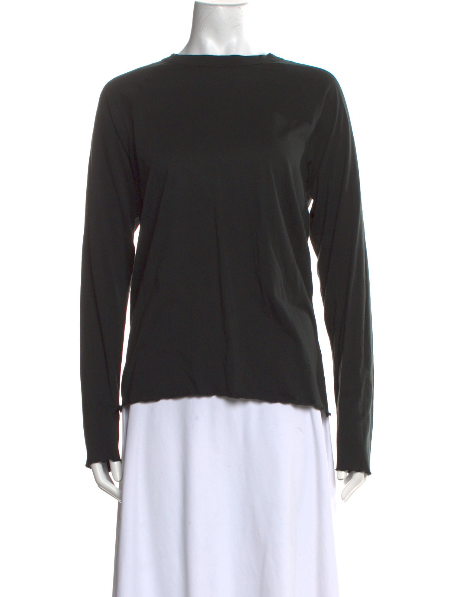 Nili Lotan Bateau Neckline Long Sleeve Top