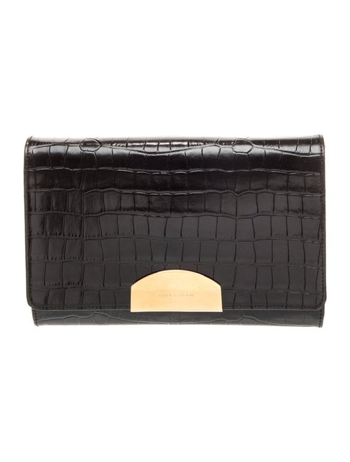 Nili Lotan Embossed Leather Clutch