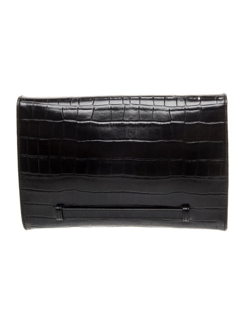 Nili Lotan Embossed Leather Clutch