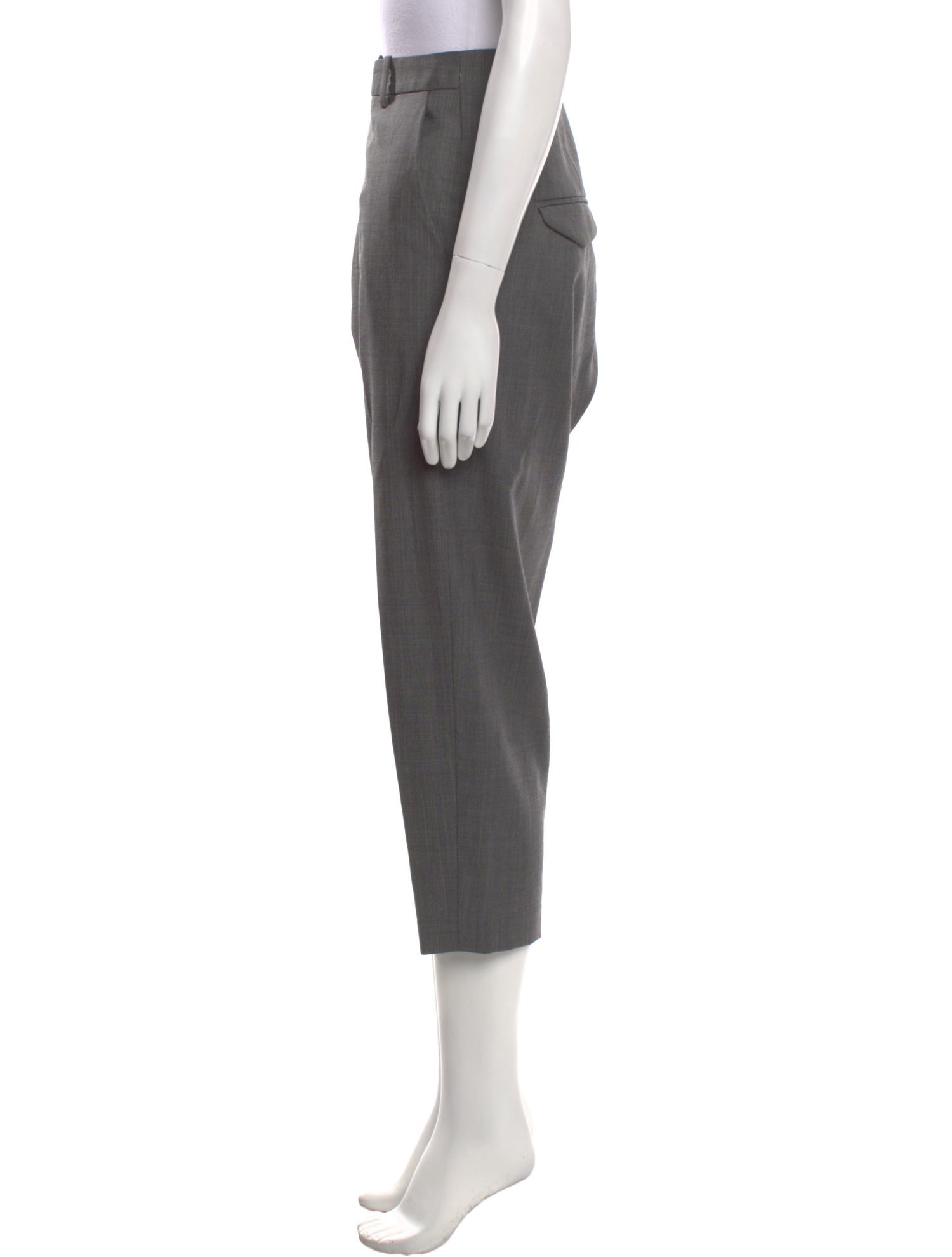 Nili Lotan Virgin Wool Straight Leg Pants