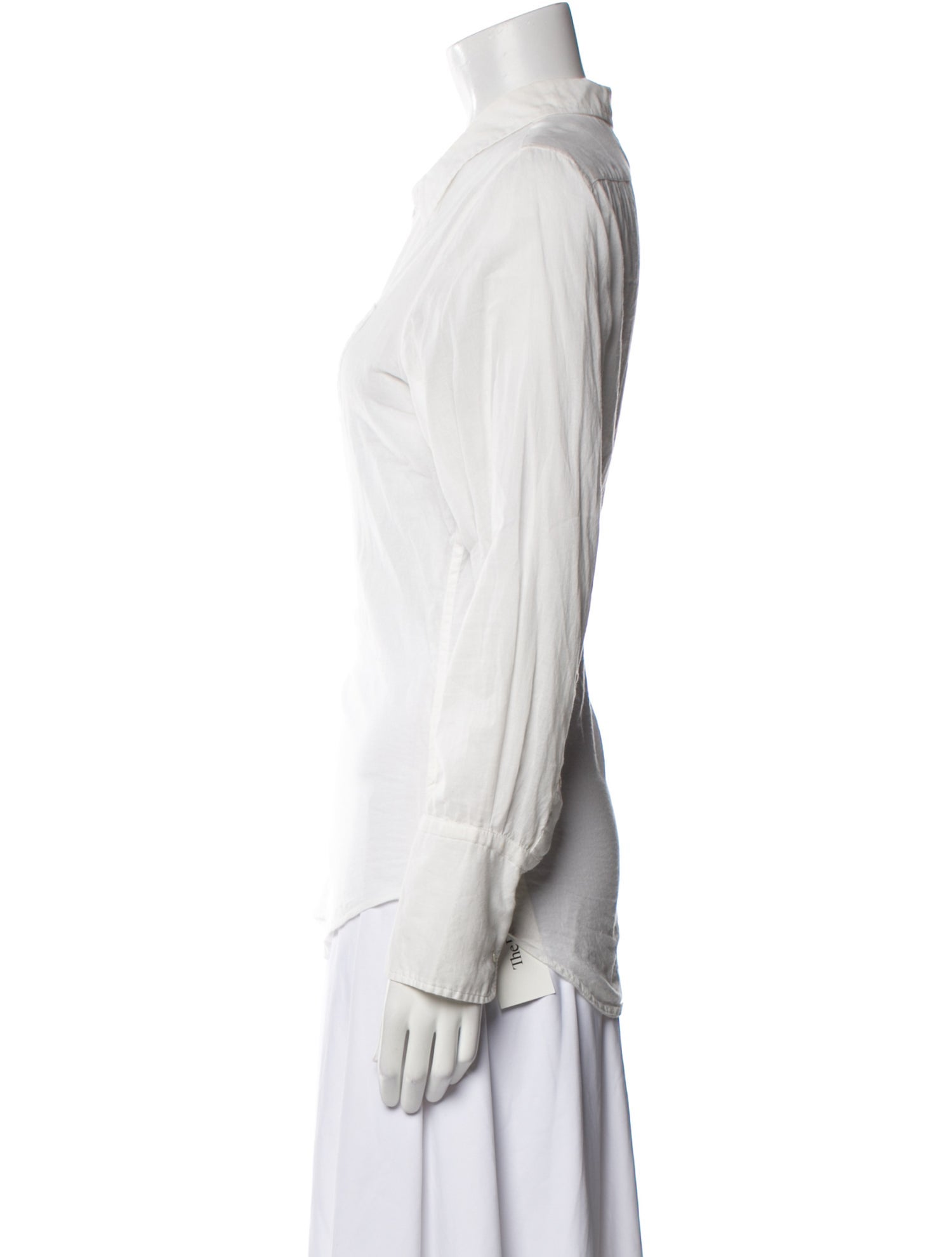 Nili Lotan Long Sleeve Button-Up Top