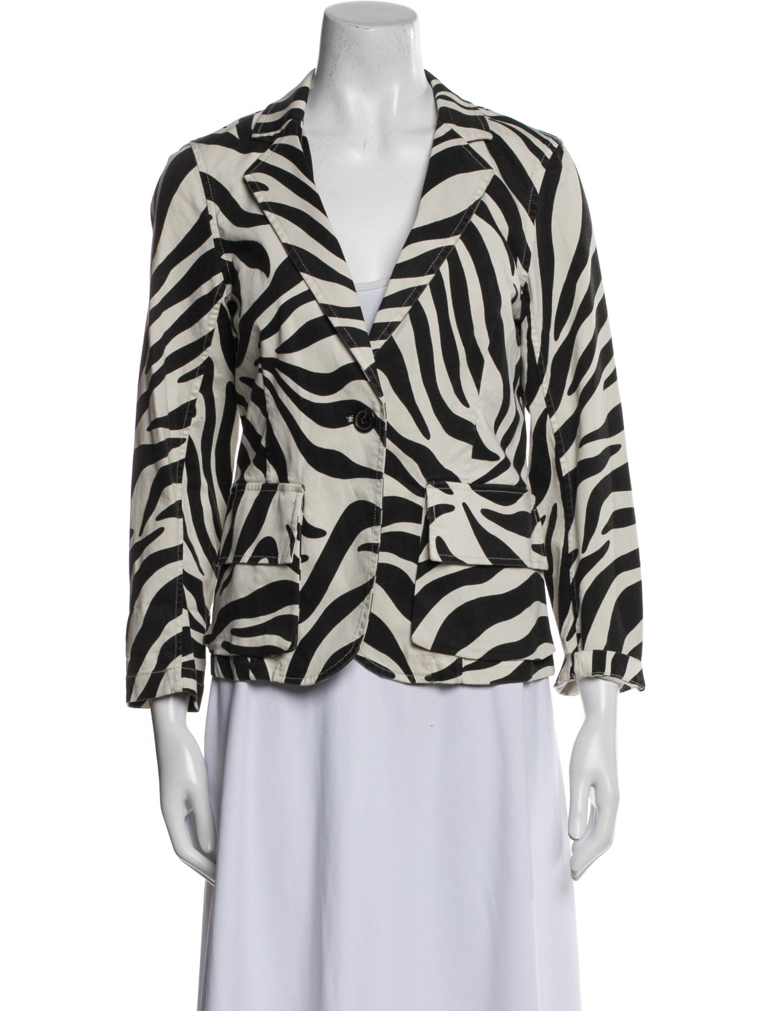 Nili Lotan Animal Print Blazer