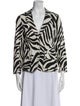 Nili Lotan Animal Print Blazer