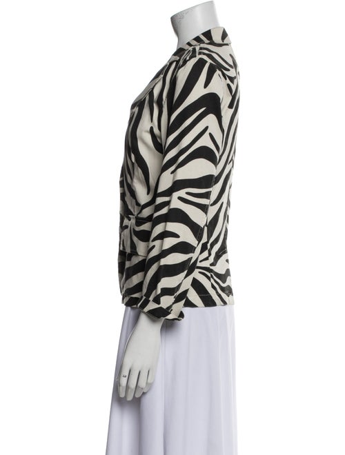 Nili Lotan Animal Print Blazer