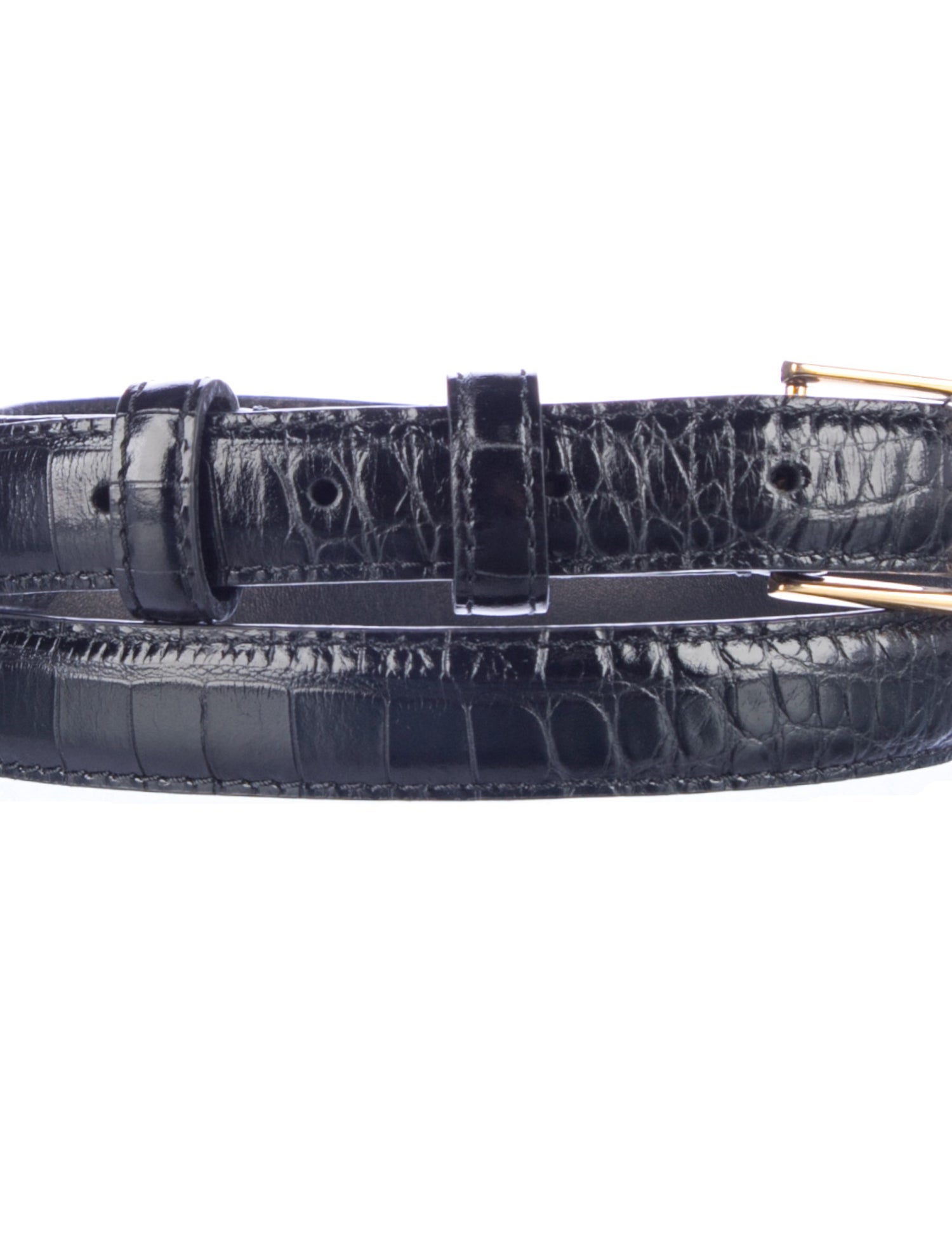 Nili Lotan Skinny Leather Belt