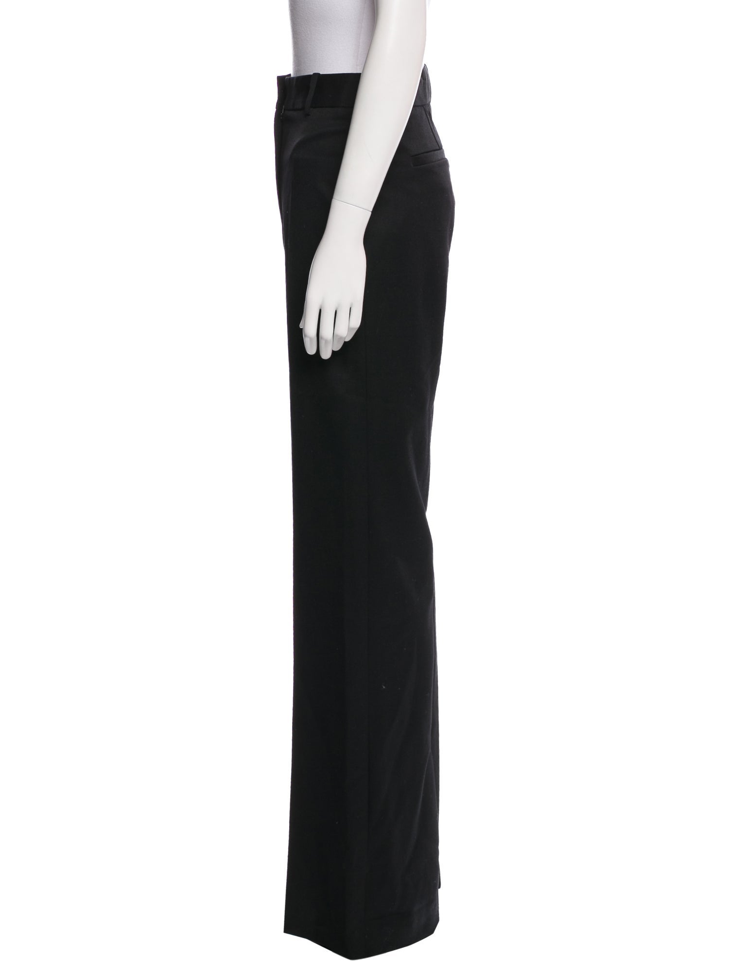 Nili Lotan Virgin Wool Wide Leg Pants