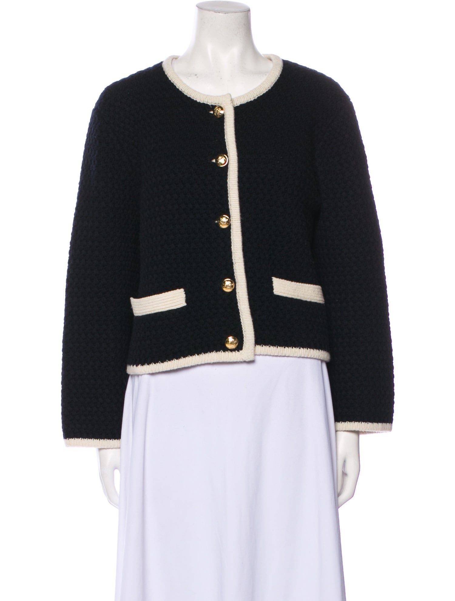 Nili Lotan Lambswool Scoop Neck Sweater