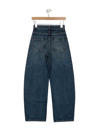 Nili Lotan High-Rise Wide Leg Jeans