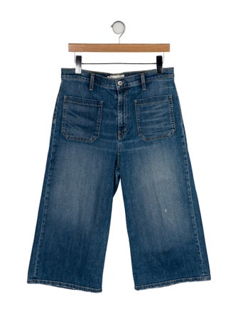 Nili Lotan High-Rise Wide Leg Jeans