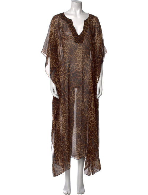 Nili Lotan Silk Long Dress