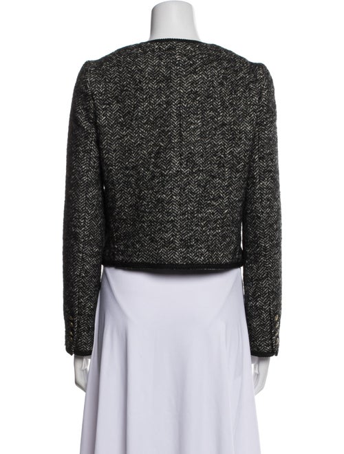 Nili Lotan Virgin Wool Tweed Pattern Jacket