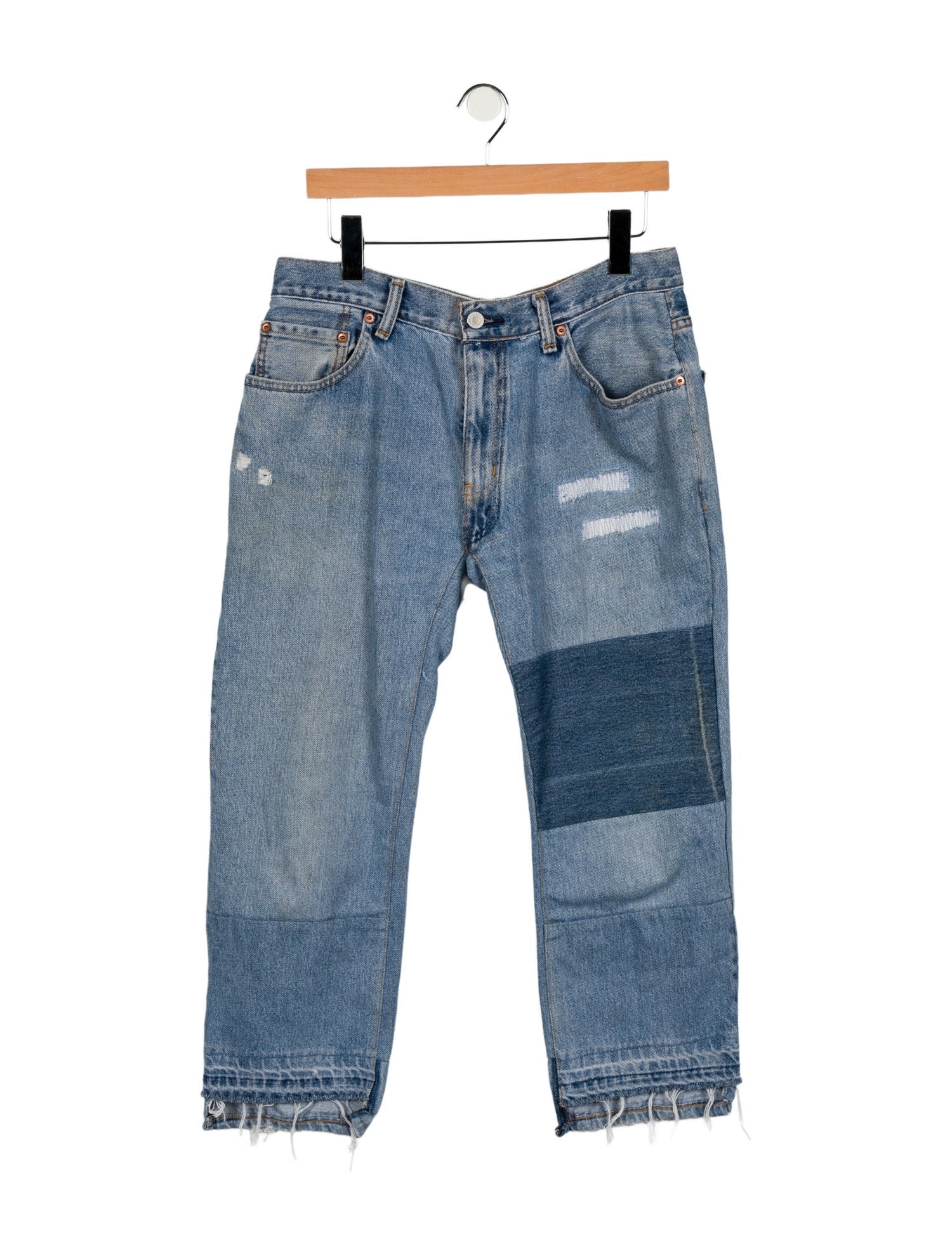 Nili Lotan Mid-Rise Straight Leg Jeans