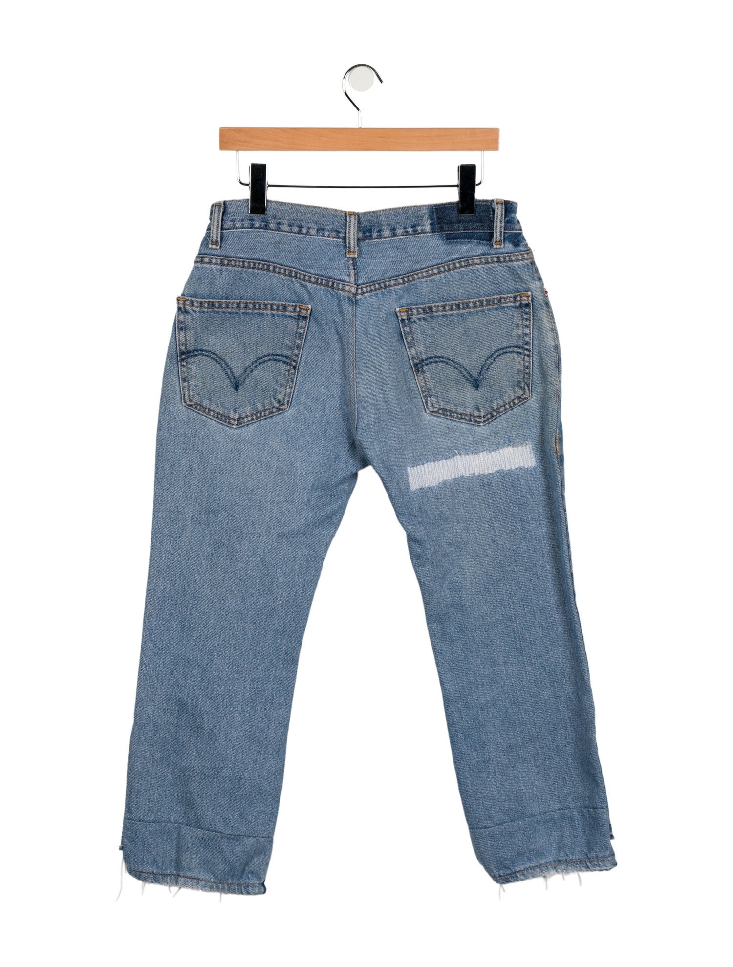 Nili Lotan Mid-Rise Straight Leg Jeans