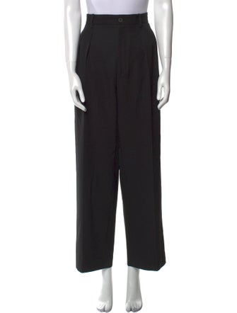 Nili Lotan Virgin Wool Wide Leg Pants