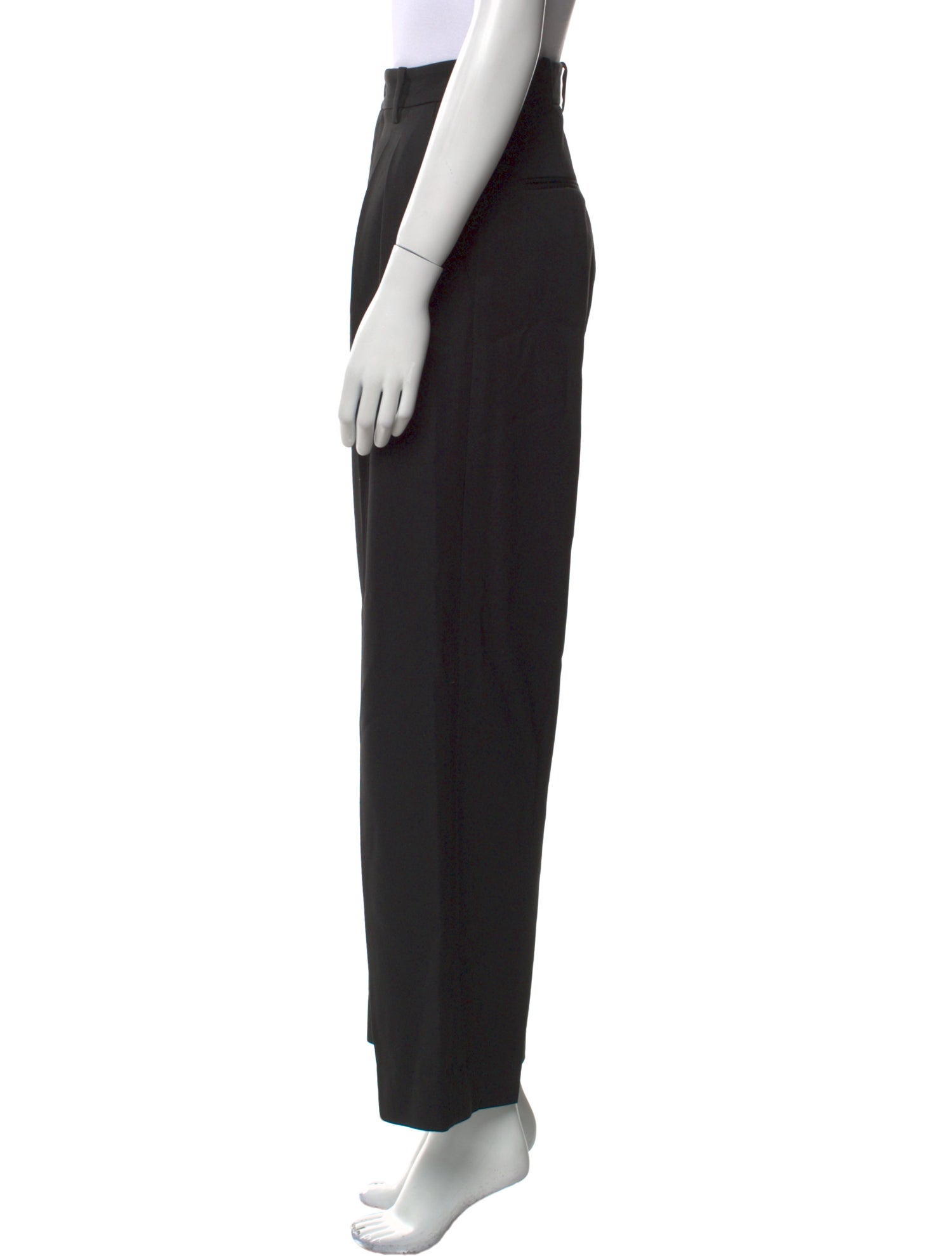 Nili Lotan Virgin Wool Wide Leg Pants