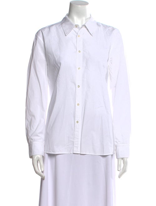Nili Lotan Long Sleeve Button-Up Top