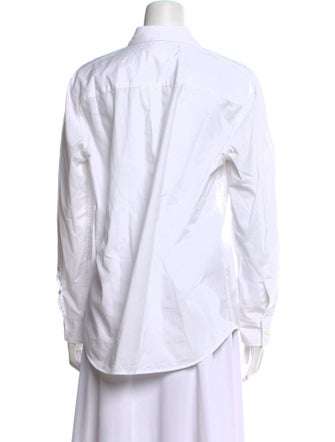 Nili Lotan Long Sleeve Button-Up Top