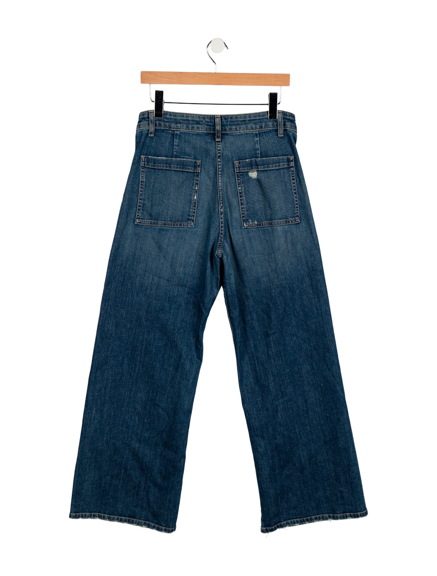 Nili Lotan Mid-Rise Wide Leg Jeans