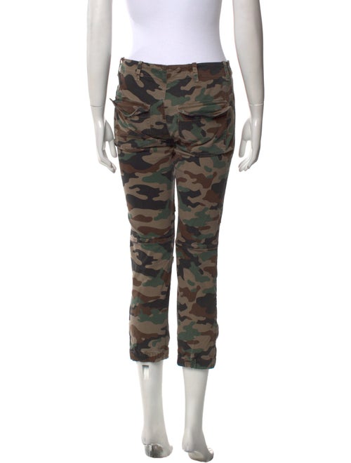 Nili Lotan Camouflage Print Skinny Leg Pants