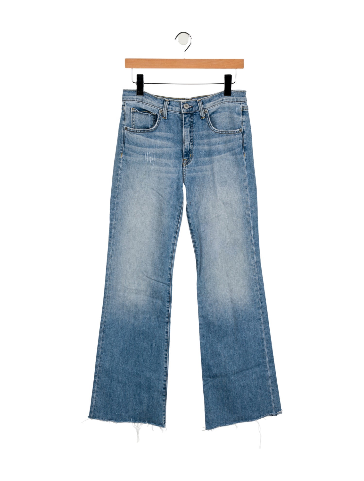 Nili Lotan Mid-Rise Wide Leg Jeans