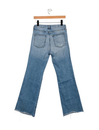 Nili Lotan Mid-Rise Wide Leg Jeans