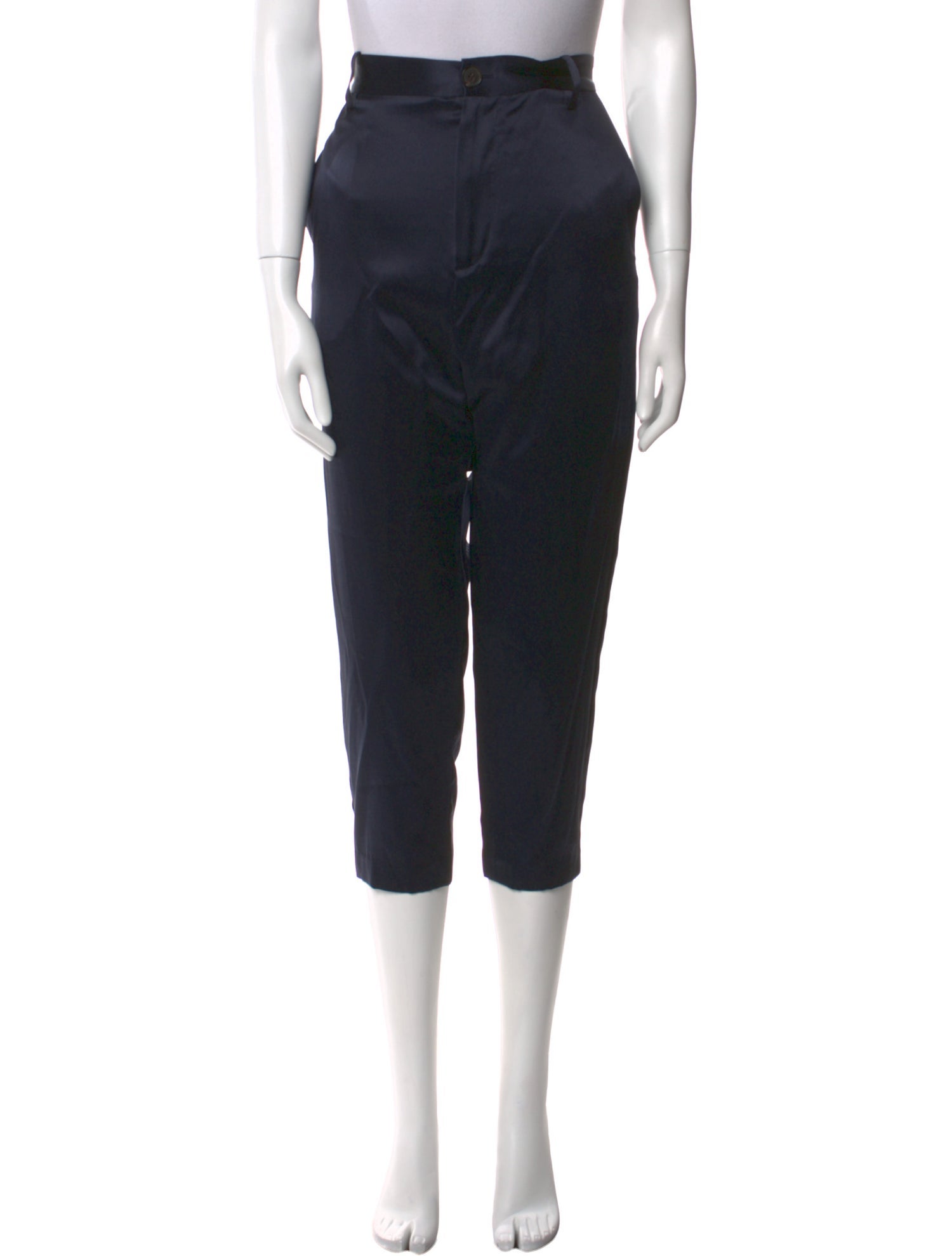 Nili Lotan Silk Straight Leg Pants