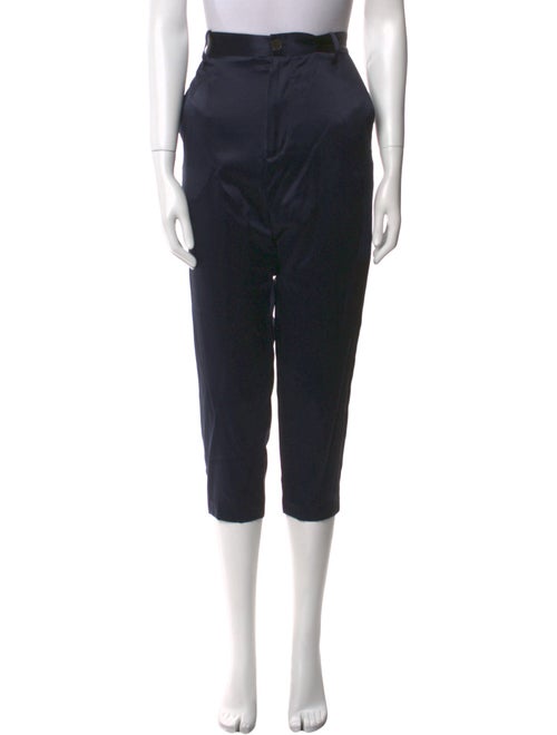 Nili Lotan Silk Straight Leg Pants