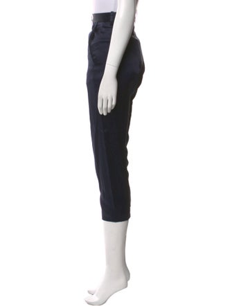 Nili Lotan Silk Straight Leg Pants