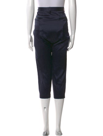 Nili Lotan Silk Straight Leg Pants