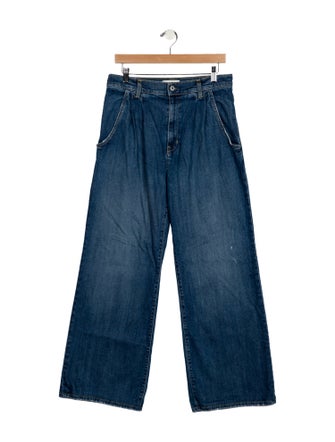 Nili Lotan High-Rise Wide Leg Jeans