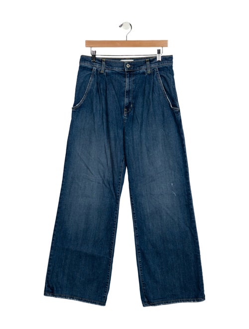 Nili Lotan High-Rise Wide Leg Jeans