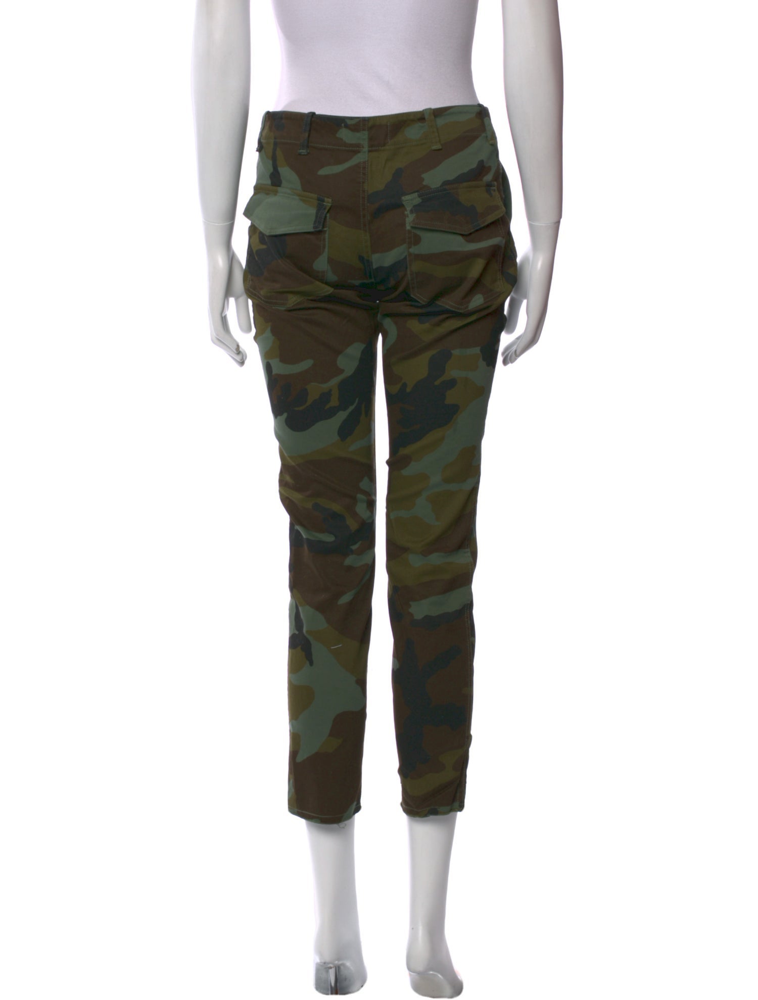 Nili Lotan Camouflage Print Straight Leg Pants