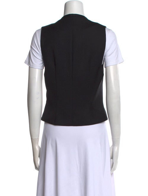 Nili Lotan Virgin Wool V-Neck Crop Top