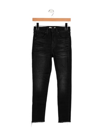 Nili Lotan Mid-Rise Straight Leg Jeans