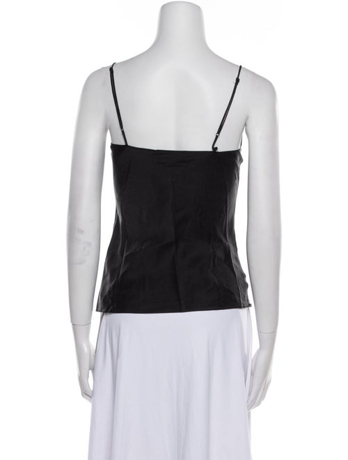 Nili Lotan Silk Square Neckline Top