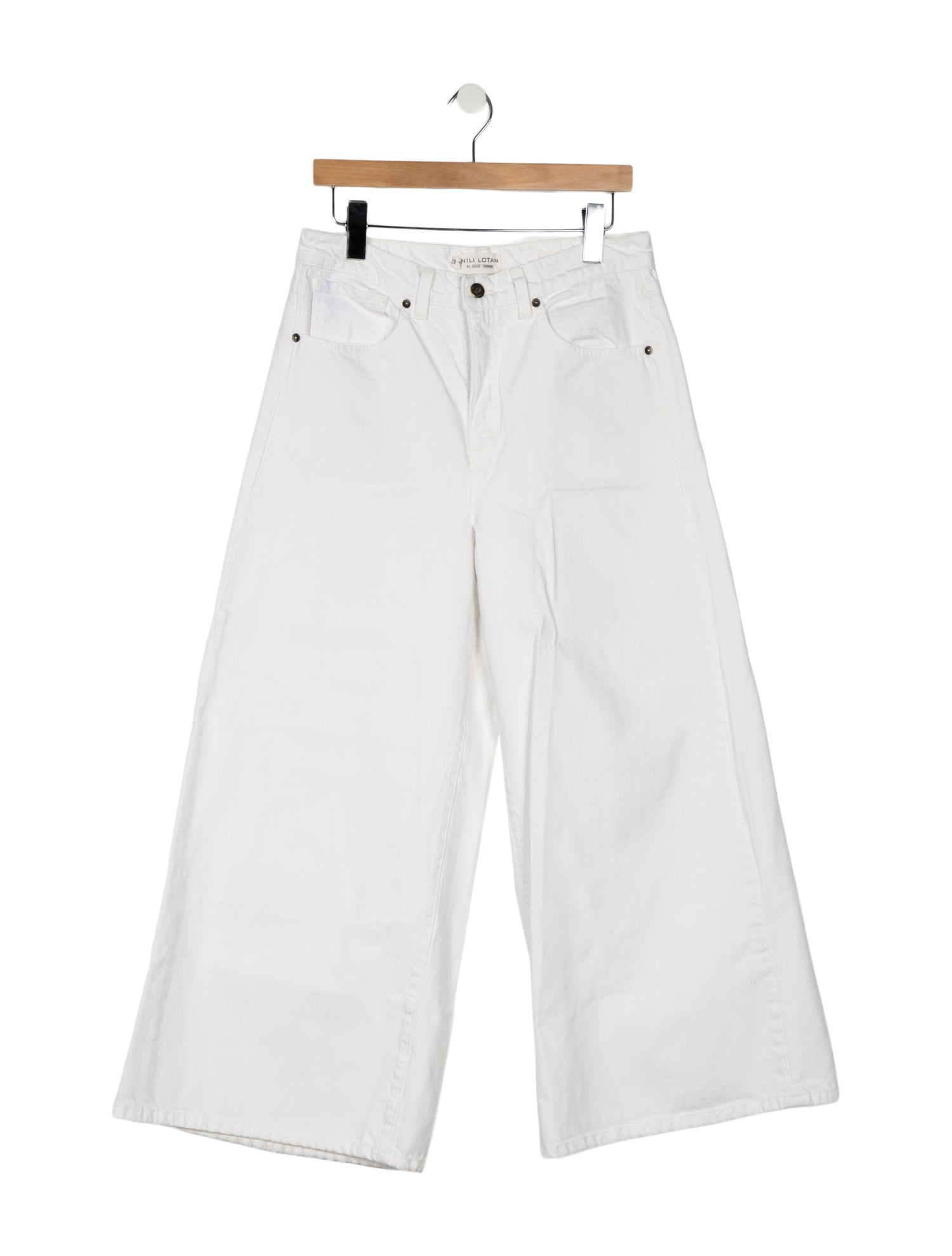 Nili Lotan High-Rise Wide Leg Jeans