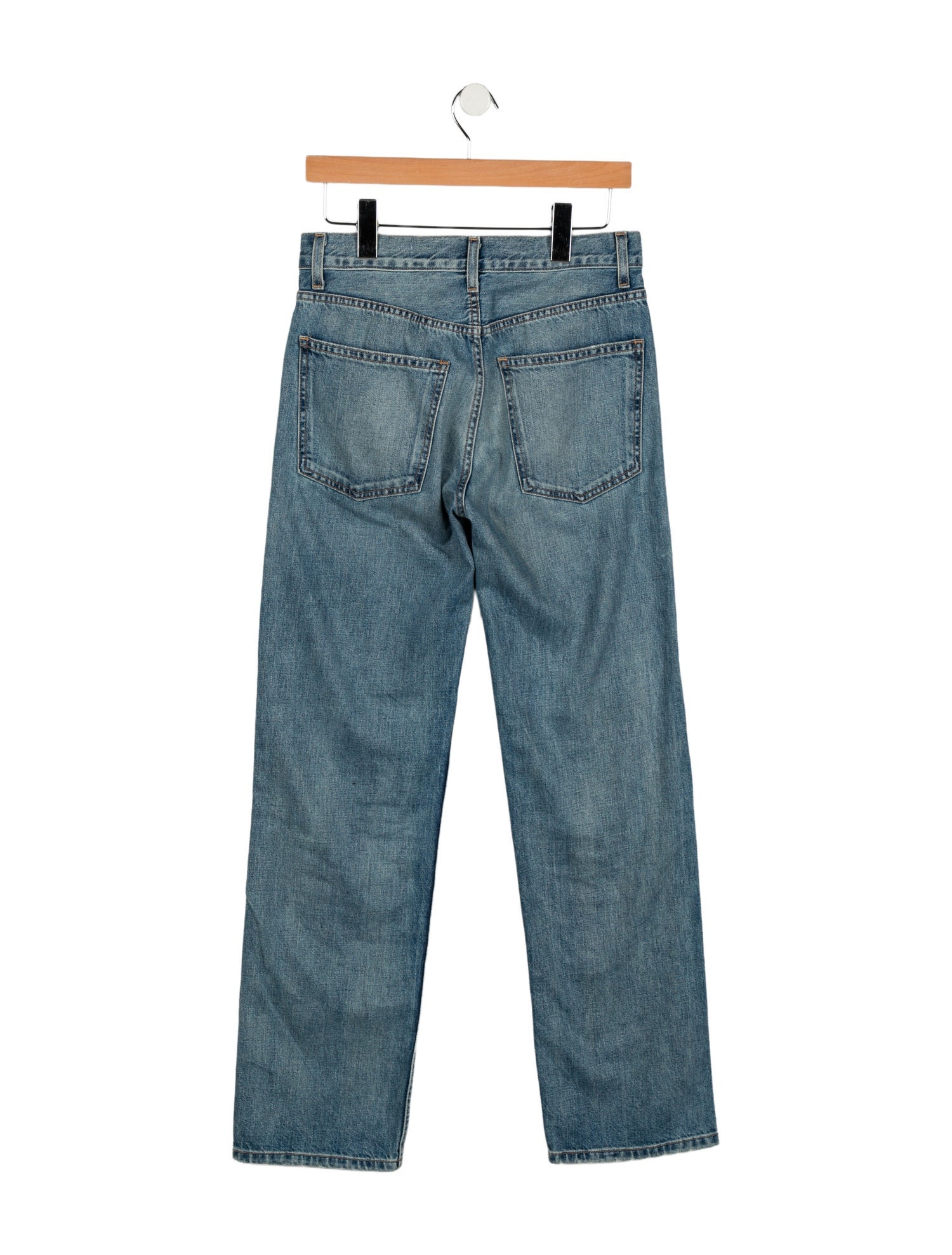 Nili Lotan High-Rise Straight Leg Jeans