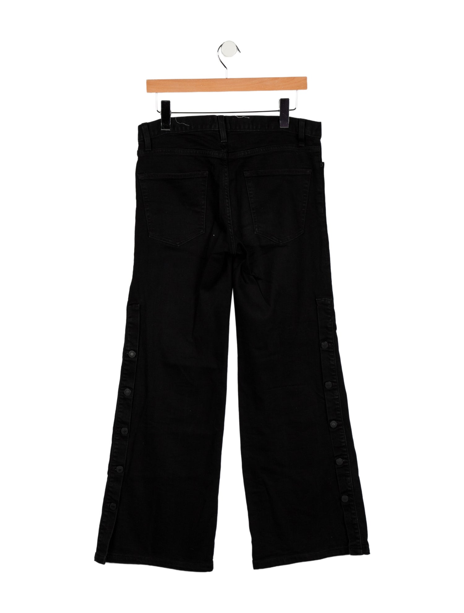 Nili Lotan Mid-Rise Wide Leg Jeans