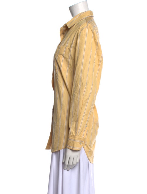 Nili Lotan Long Sleeve Button-Up Top