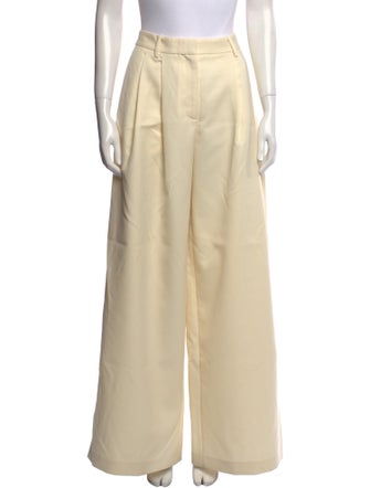 Nili Lotan Wool Wide Leg Pants