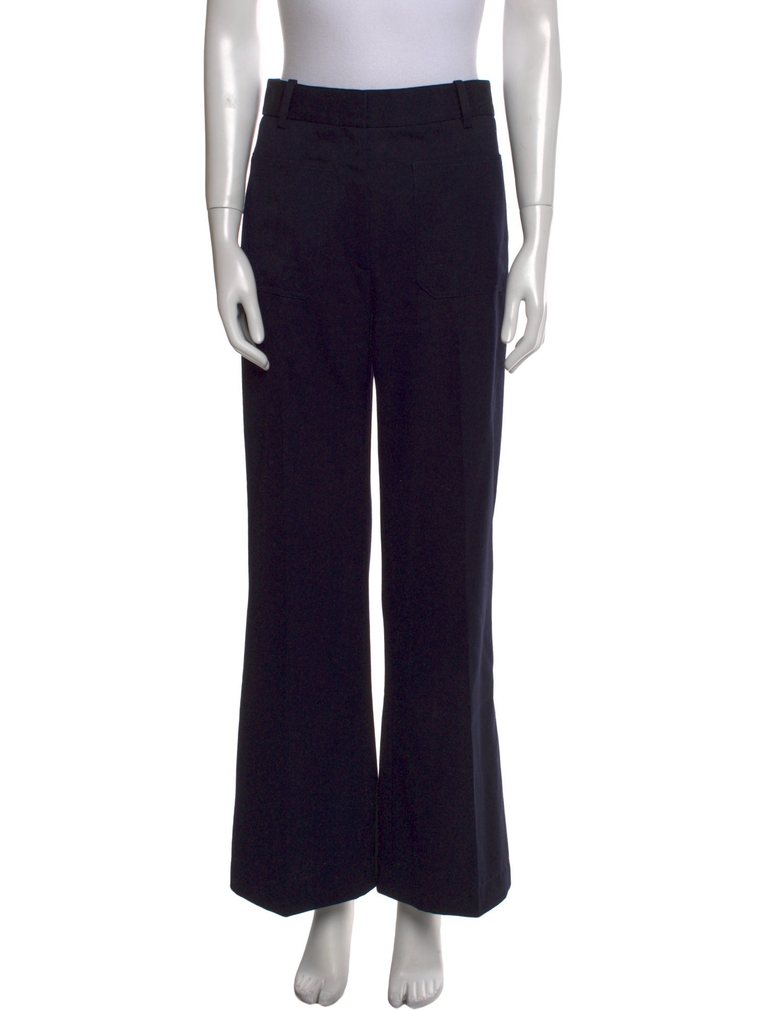 Nili Lotan Virgin Wool Wide Leg Pants