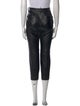 Nili Lotan Lambskin Straight Leg Pants